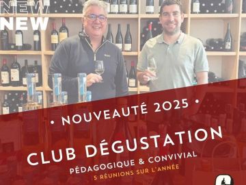 [NOUVEAU] Club Dégustation : les inscriptions sont ouvertes ! 🍷

Rejoignez le dès maintenant ! Il se réunira 5 fois dans l'année, le Vendredi de 19h30 à...